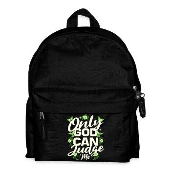 Nur Gott kann mich richten - Kinder Rucksack - Schwarz - Vorne