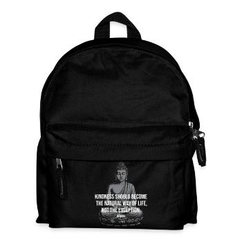 La bonté du Bouddha : Vie naturelle - Sac à dos Enfant - noir - Devant