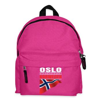 Oslo - Kinder Rucksack - Fuchsia - Vorne