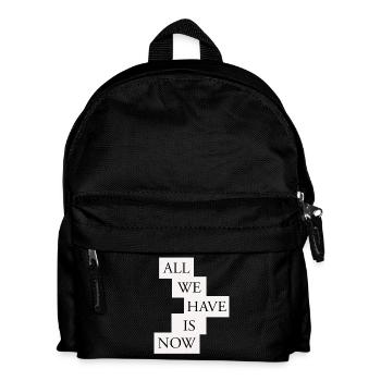 All we have is now - Black/White - Kids' Backpack - black - Front
