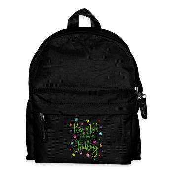 Kiss me I'm spring - Kids' Backpack - black - Front