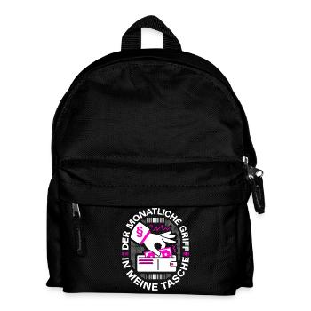 La Fourche-Man Mensuelle dans mon sac - Sac à dos Enfant - noir - Devant