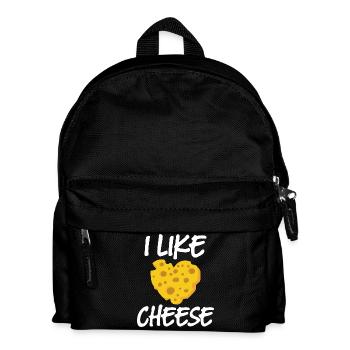 Love Cheese I Like Cheese Cheesemonger Chef Cook F - Kids' Backpack - black - Front