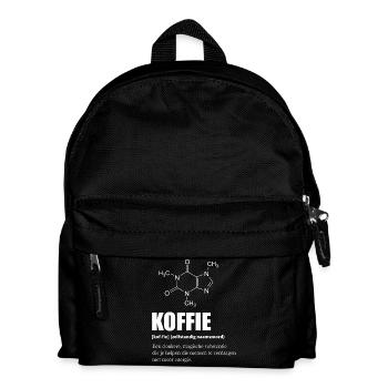 Molécule de Café Définition Humour et Science - Sac à dos Enfant - noir - Devant