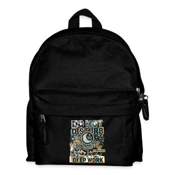 Focus sur le travail profond - Sac à dos Enfant - noir - Devant