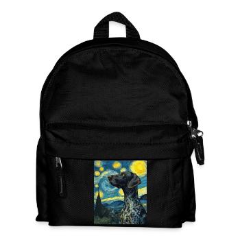 Allemand à poil court - Sac à dos Enfant - noir - Devant