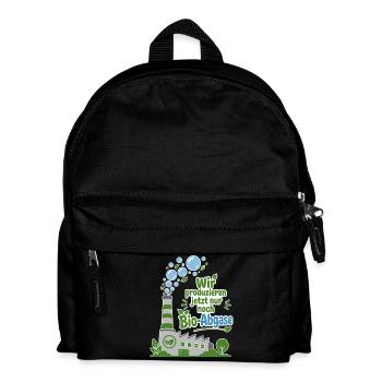 Wir Produzieren Nur Bio Abgase. - Kinder Rucksack - Schwarz - Vorne
