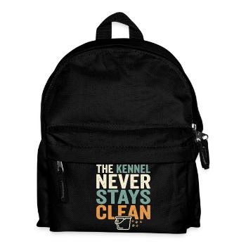 Zwingertechniker, Zwingerassistent, Tierpflege - Kinder Rucksack - Schwarz - Vorne