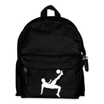 Footballer overhead kick - Kids' Backpack - black - Front
