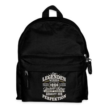 1966 Jahrgang Vintage Geburtstag Geschenk Retro - Kinder Rucksack - Schwarz - Vorne