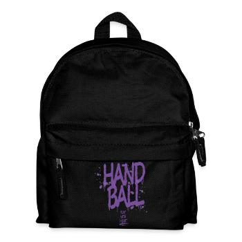 Handball Graffiti with Heart - Kids' Backpack - black - Front