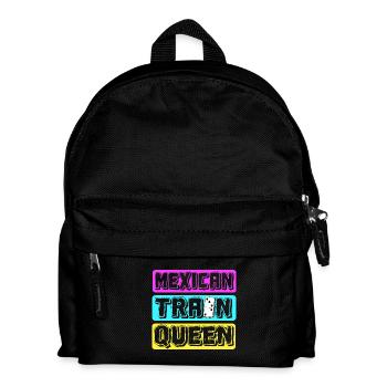 Mexican Train Domino - Kinder Rucksack - Schwarz - Vorne