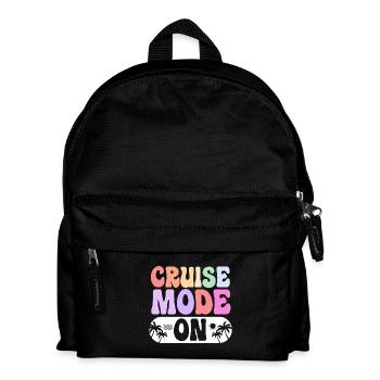 Kreuzfahrt Kreuzfahrtschiff - Kinder Rucksack - Schwarz - Vorne