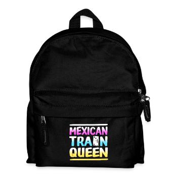 Mexican Train Domino - Kinder Rucksack - Schwarz - Vorne