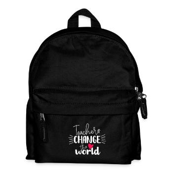 Teachers Change the World - Kids' Backpack - black - Front