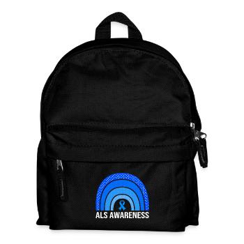 Maladie nerveuse SLA - Sac à dos Enfant - noir - Devant