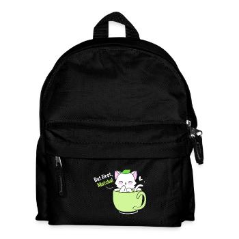 Matcha Tee - Kinder Rucksack - Schwarz - Vorne