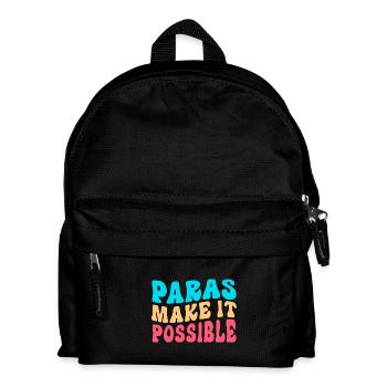 Paraprofessional Paraeducator Teacher Assistant - Kids' Backpack - black - Front