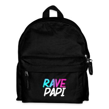 Rave Dad Techno House Electro Festival Hardstyle - Sac à dos Enfant - noir - Devant
