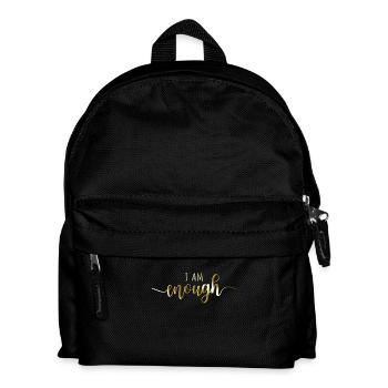 Je suis assez je suis assez affirmation pleine conscience - Sac à dos Enfant - noir - Devant