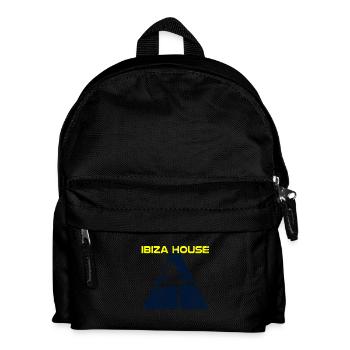 Ibiza House - Kinder Rucksack - Schwarz - Vorne