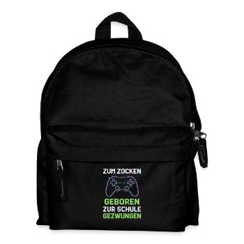 Born to gamble - Kids' Backpack - black - Front