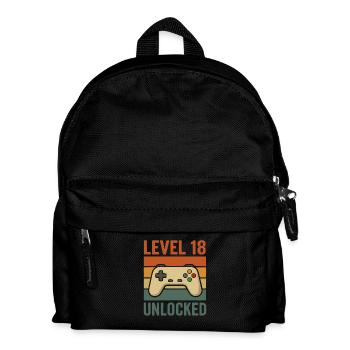 Gamer Geburtstag Retro Design - Kinder Rucksack - Schwarz - Vorne