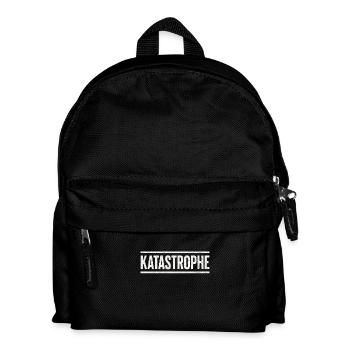 Disaster Statement Shirt with Humor - Kids' Backpack - black - Front