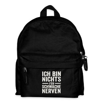 Je ne suis pas pour les âmes sensibles - Sac à dos Enfant - noir - Devant