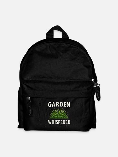 Der Gartenflüsterer – Lustiges Garten Design - Kinder Rucksack - Schwarz