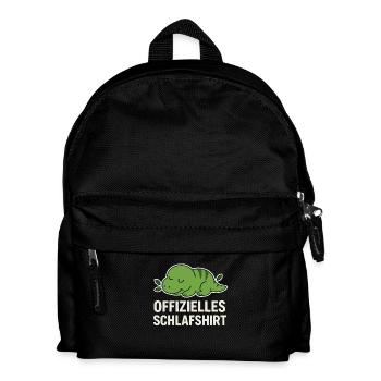 Offizielles Schlafshirt – Dino Edition - Kinder Rucksack - Schwarz - Vorne