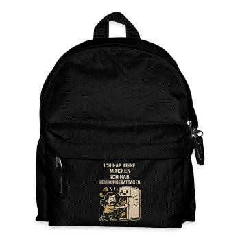 Cravings Fridge Saying Shirt - Kids' Backpack - black - Front