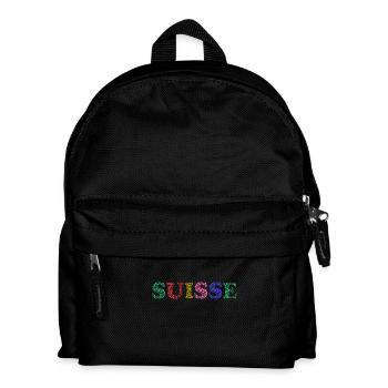 SWITZERLAND. COUNTRY - Kids' Backpack - black - Front
