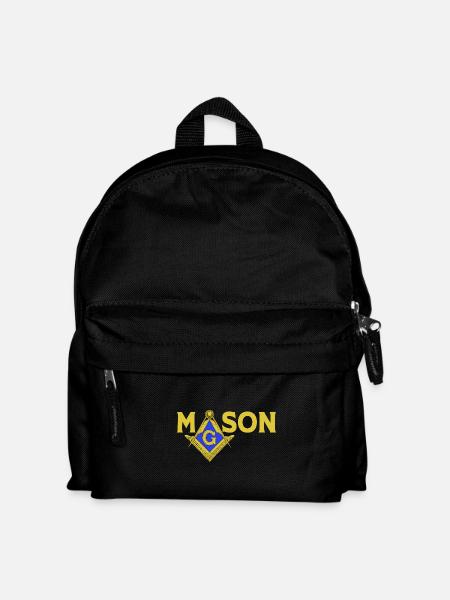 Illuminati Freimaurer - Kinder Rucksack - Schwarz