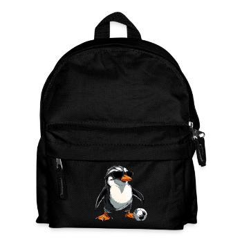 Pingouins de football - Sac à dos Enfant - noir - Devant