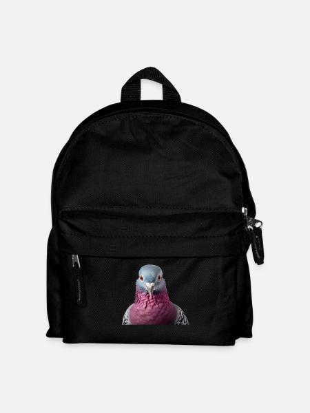 Taube - Kinder Rucksack - Schwarz