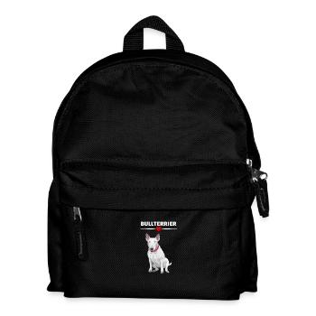 Bull terrier - Sac à dos Enfant - noir - Devant