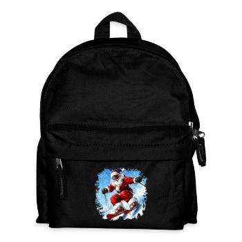 Christmas Skiers - Kids' Backpack - black - Front