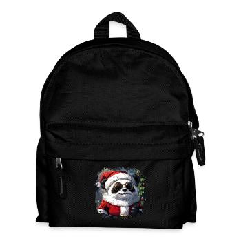 Panda Père Noël - Sac à dos Enfant - noir - Devant
