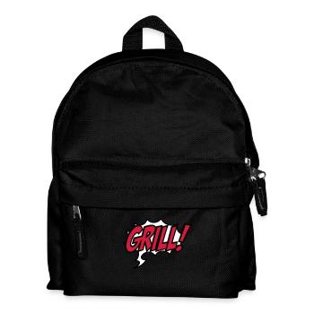 Grillen - Kinder Rucksack - Schwarz - Vorne