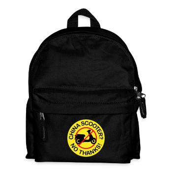 China Scooter? No Thanks! (3-color) - Kids' Backpack - black - Front