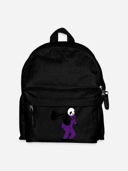 shooting panda 2 - Kids' Backpack - black