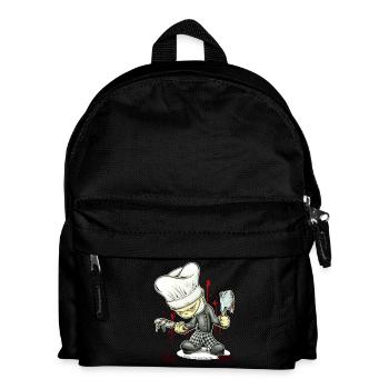 Kleiner Koch - Kids' Backpack - black - Front