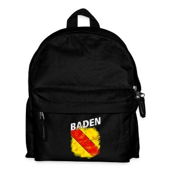 Baden - Kinder Rucksack - Schwarz - Vorne