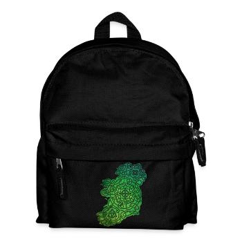 Celtic Map of Ireland - Sac à dos Enfant - noir - Devant