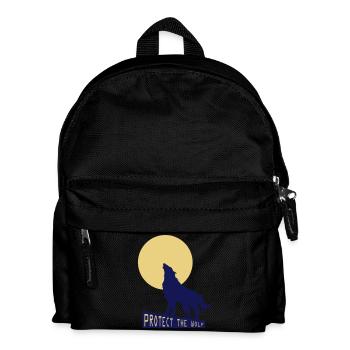 loup Wolf - Kinder Rucksack - Schwarz - Vorne