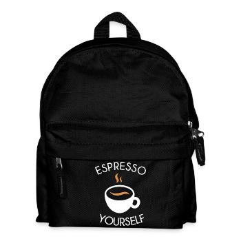 Espresso yourself - Kids' Backpack - black - Front