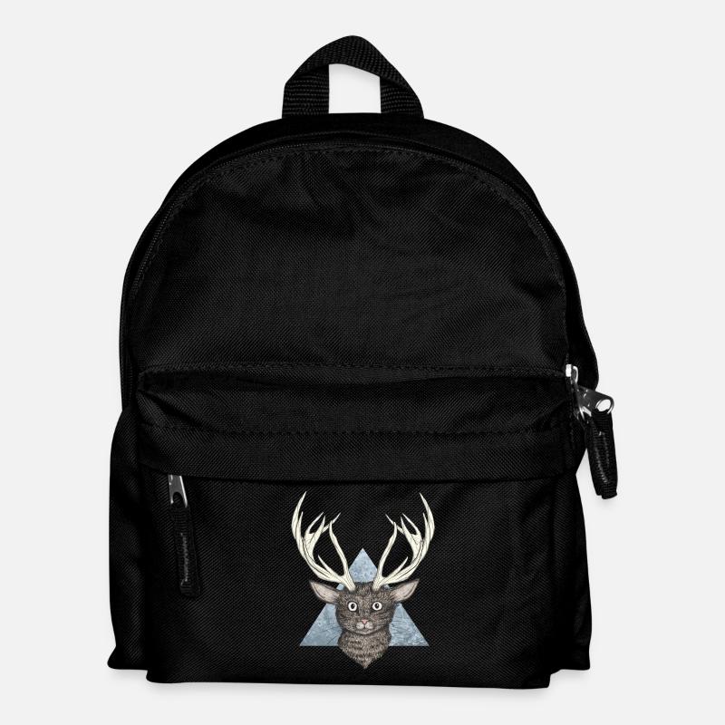 Deer Katze - Kinder Rucksack - Schwarz