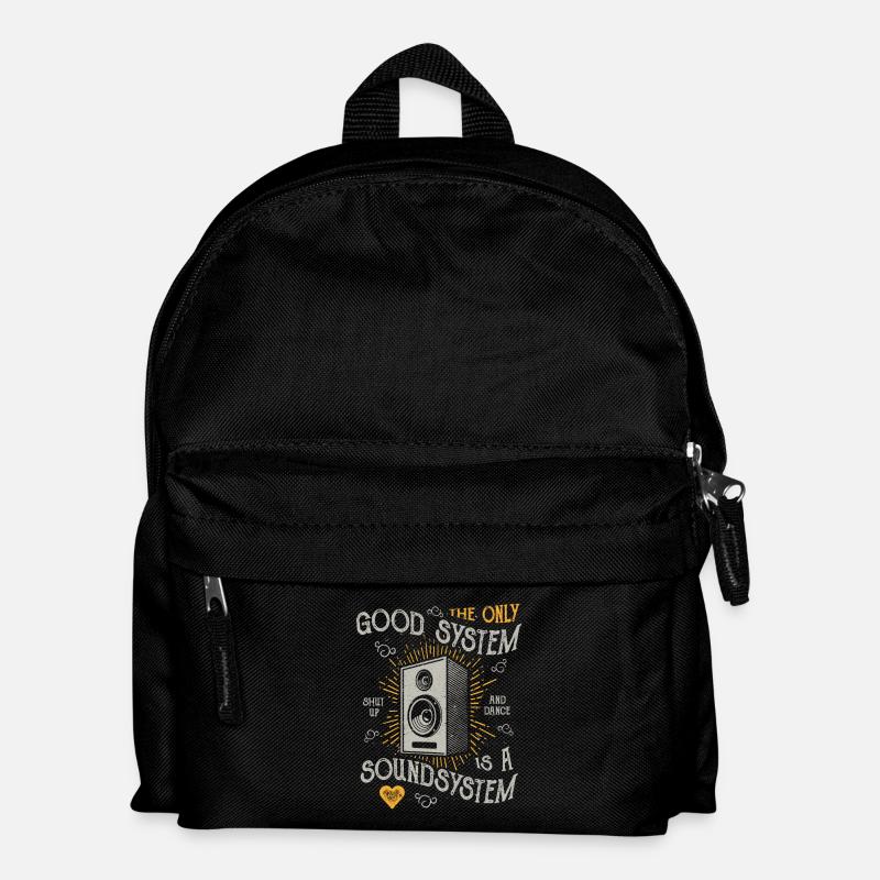 THE ONLY GOOD SYSTEM IS A SOUND SYSTEM GIFT - Kids' Backpack - black