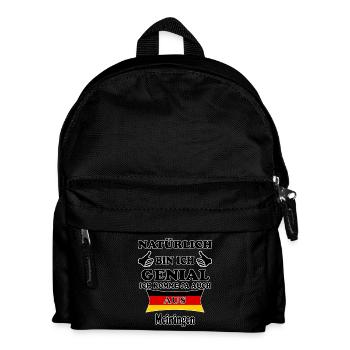 Geschenk Genial komme aus Meiningen - Kinder Rucksack - Schwarz - Vorne